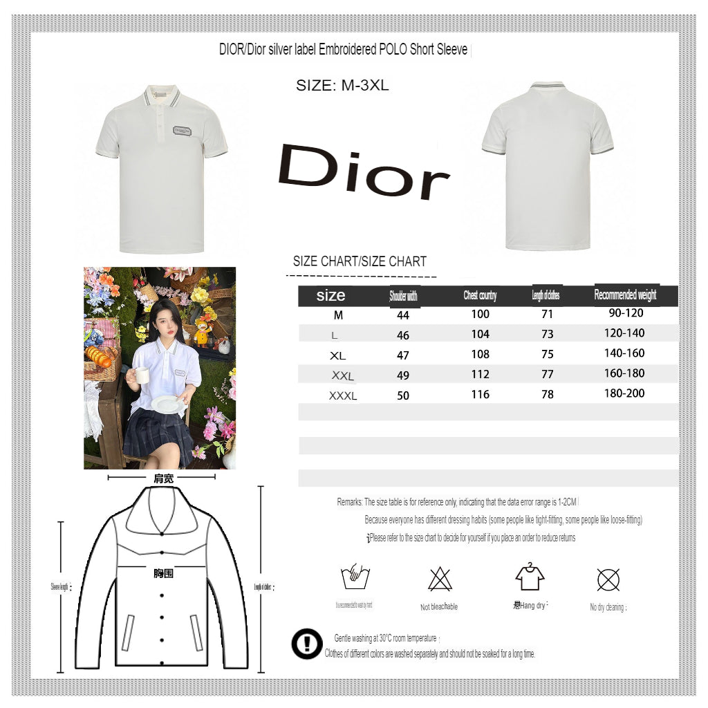 Dior Polo Shirt (White) - Phantom Kicks