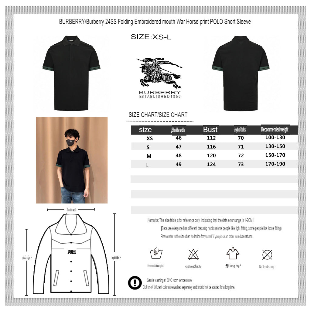 Burberry Stripe Cuff Polo Shirt - Phantom Kicks