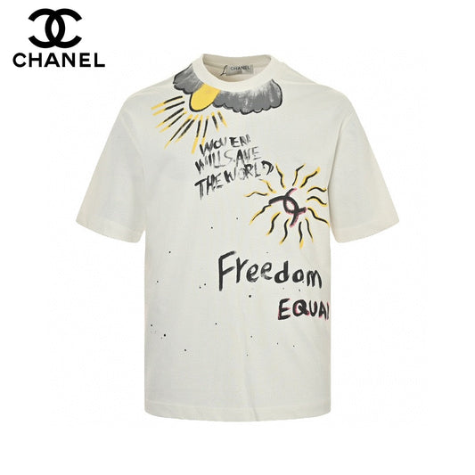 Chanel "Women Will Save The World" T-Shirt in White - Phantom Kicks