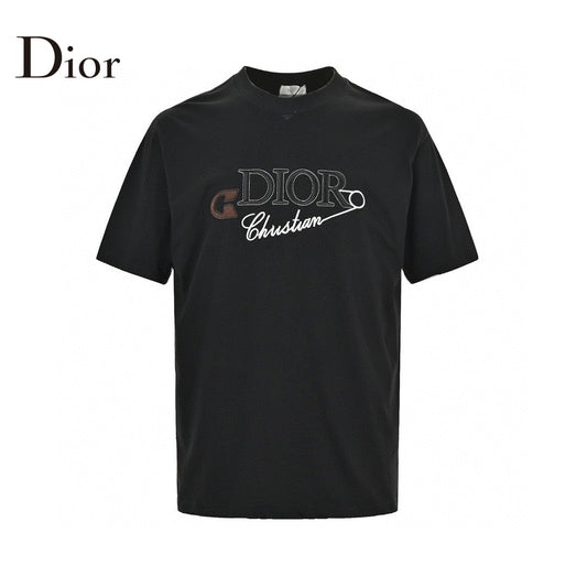 Dior Safety Pin Logo Black T-Shirt - Phantom Kicks