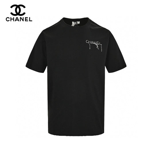 Chanel Logo T-Shirt (Black) - Phantom Kicks