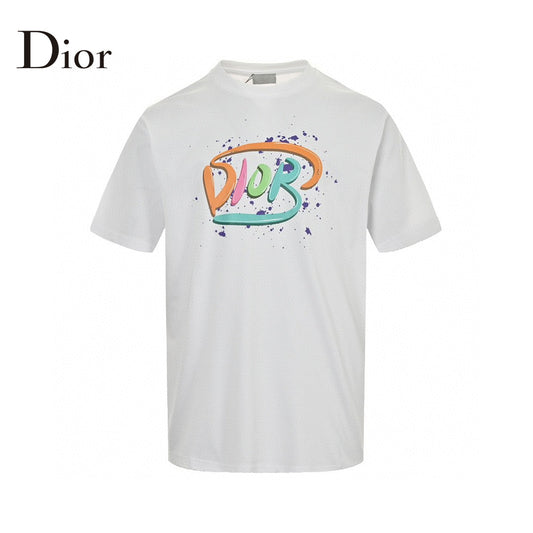 Dior Multicolor Logo White T-Shirt - Phantom Kicks