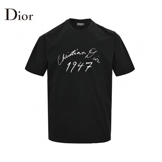 Dior 1947 Signature Black T-Shirt - Phantom Kicks