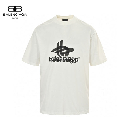 Balenciaga T-Shirt - Overlapping Logo - Phantom Kicks