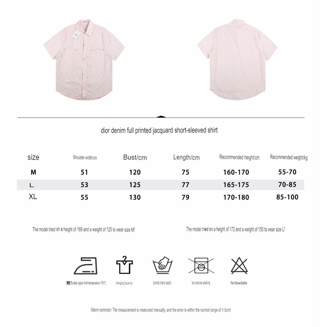 Dior Monogram Shirt (Pink/White) - Phantom Kicks