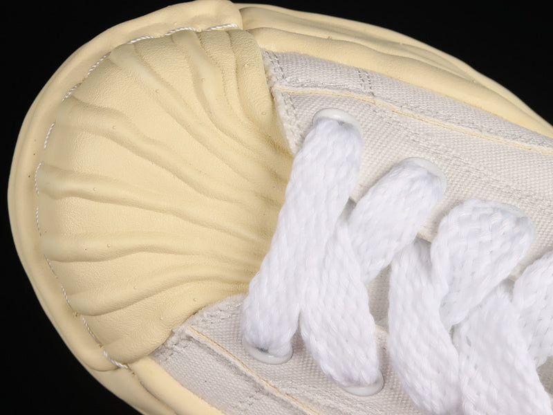 MAISON MIHARA YASUHIRO BLAKEY OG SOLE LEATHER LOW BEIGE WHITE - Phantom Kicks
