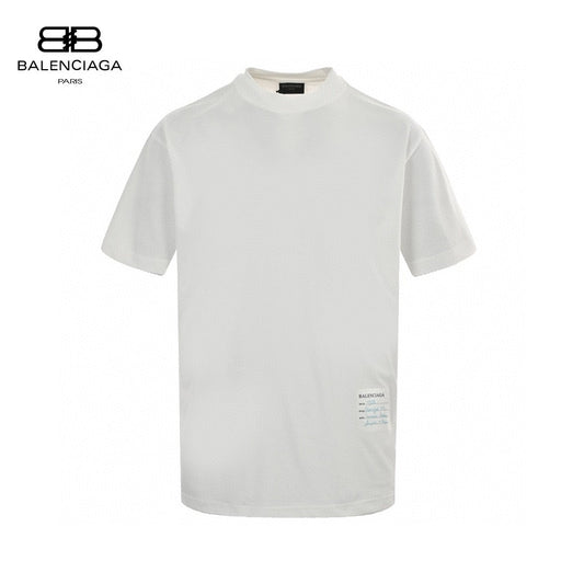 Balenciaga White T-Shirt with Label Detail - Phantom Kicks
