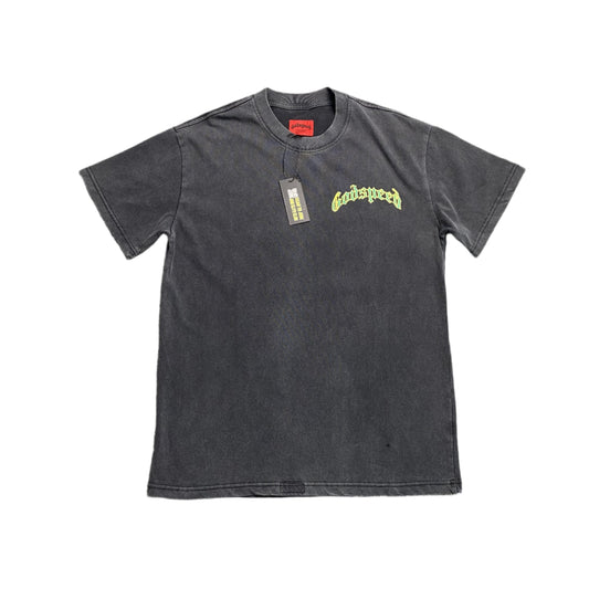 GODSPEED BALACLAVA SZN T-SHIRT WASHED BLACK - Phantom Kicks