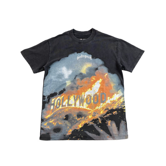 GODSPEED HOLLYWEIRD T-SHIRT WASHED BLACK - Phantom Kicks