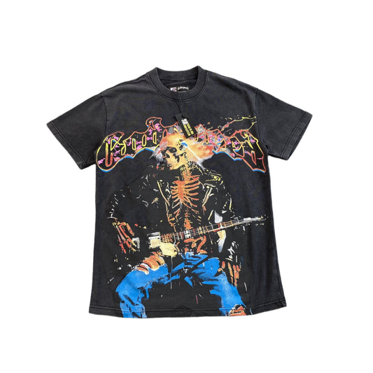 GODSPEED ROCK DREAMS T-SHIRT WASHED BLACK - Phantom Kicks