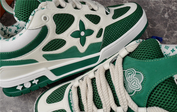 LOUIS VUITTON LV SKATE SNEAKER GREEN WHITE - Phantom Kicks