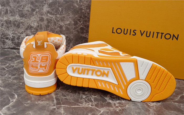 LOUIS VUITTON LV SKATE SNEAKER YELLOW WHITE - Phantom Kicks