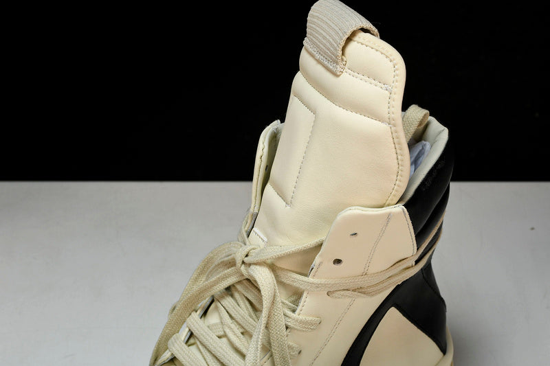 RICK OWENS GEOBASKET MILK BLACK - Phantom Kicks