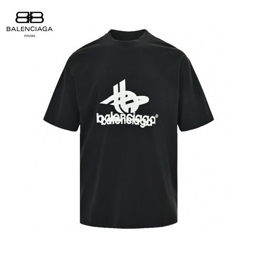 Balenciaga T-Shirt - Overlapping Logo - Phantom Kicks