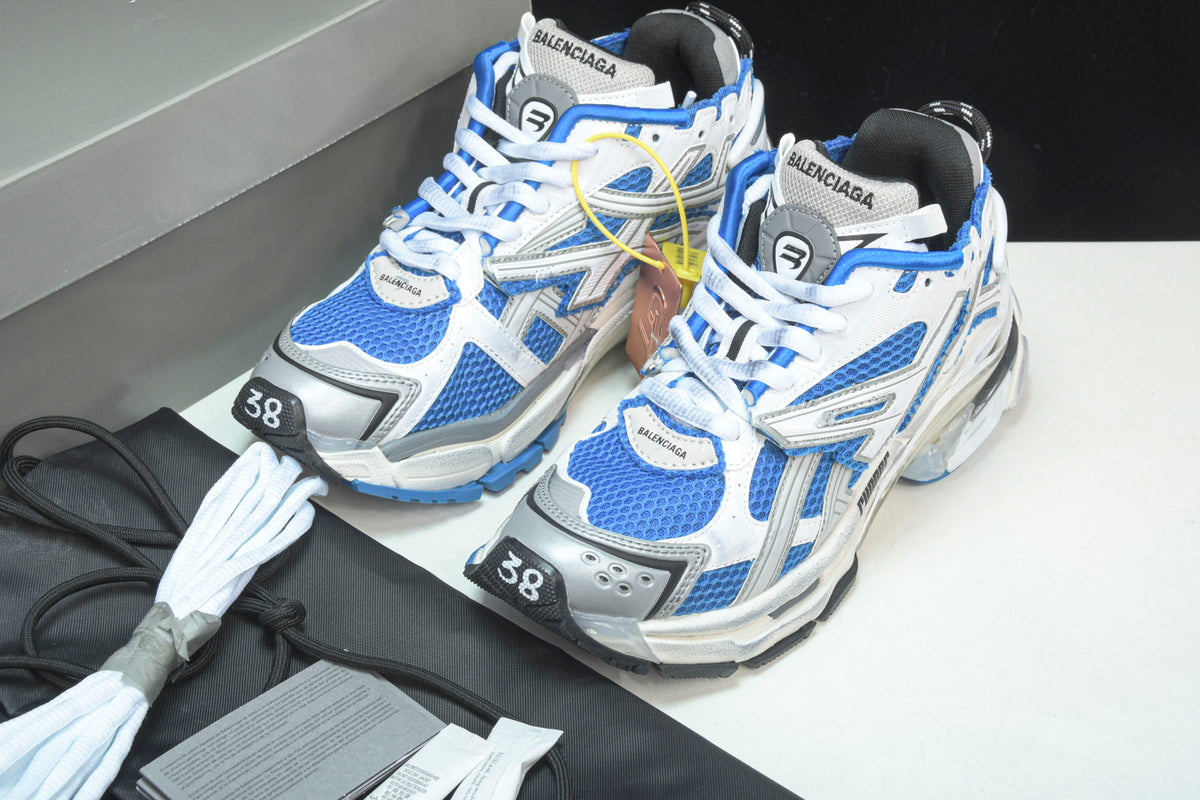 B Runner White Blue