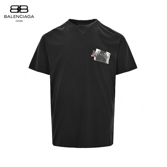 Balenciaga Black Graphic T-Shirt - Phantom Kicks