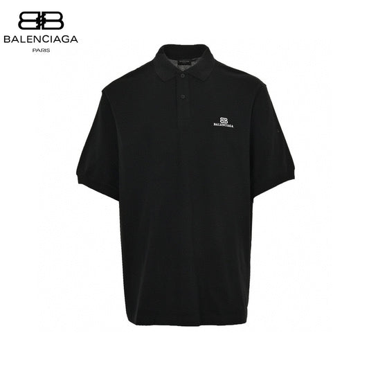 Balenciaga Classic Logo Polo Shirt (Black) - Phantom Kicks