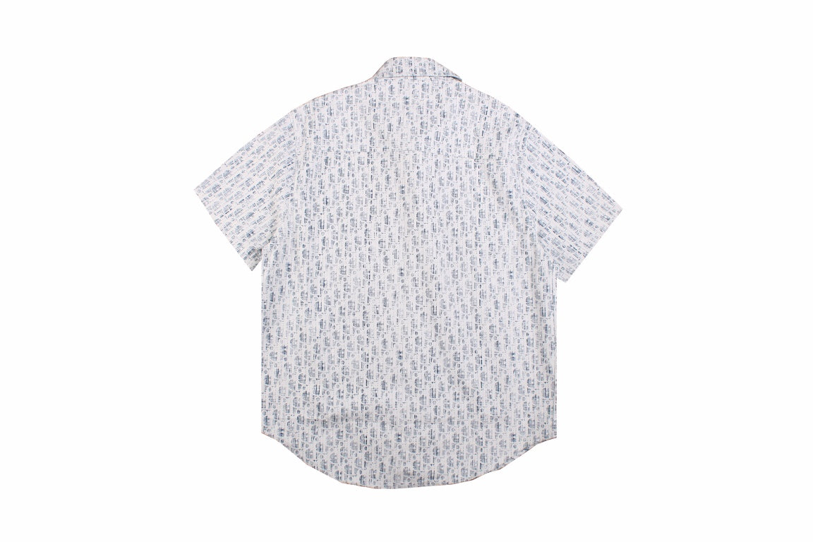 Dior Monogram Shirt (Blue/White) - Phantom Kicks