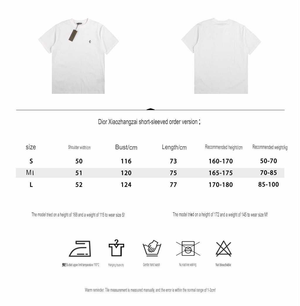 Dior T-shirt with Minimalist Logo (White) - Phantom Kicks