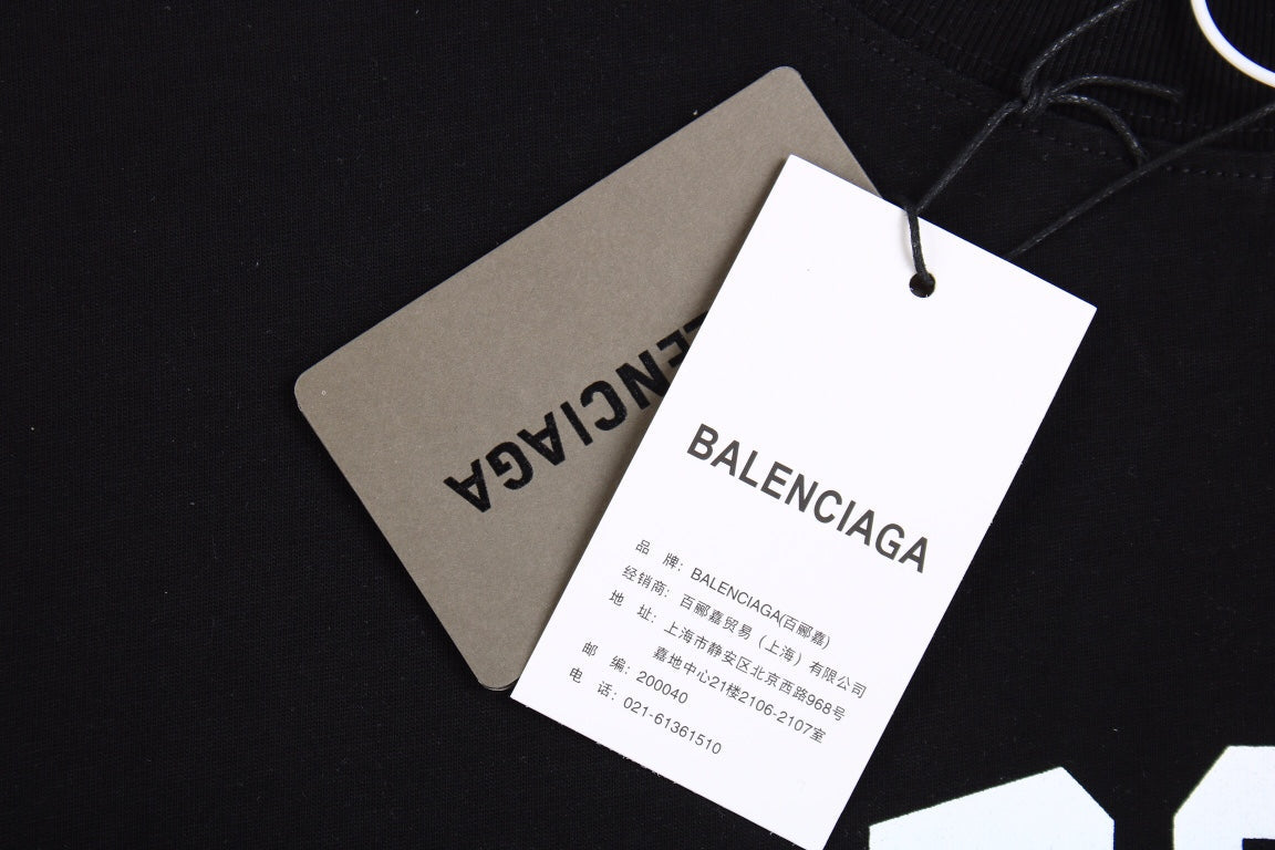 BALENCIAGA TORONTO LOGO T-SHIRT BLACK - Phantom Kicks