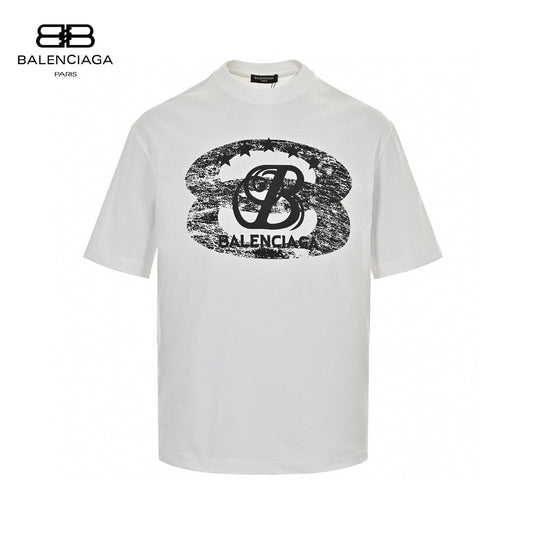Balenciaga T-Shirt - Distressed Logo - Phantom Kicks