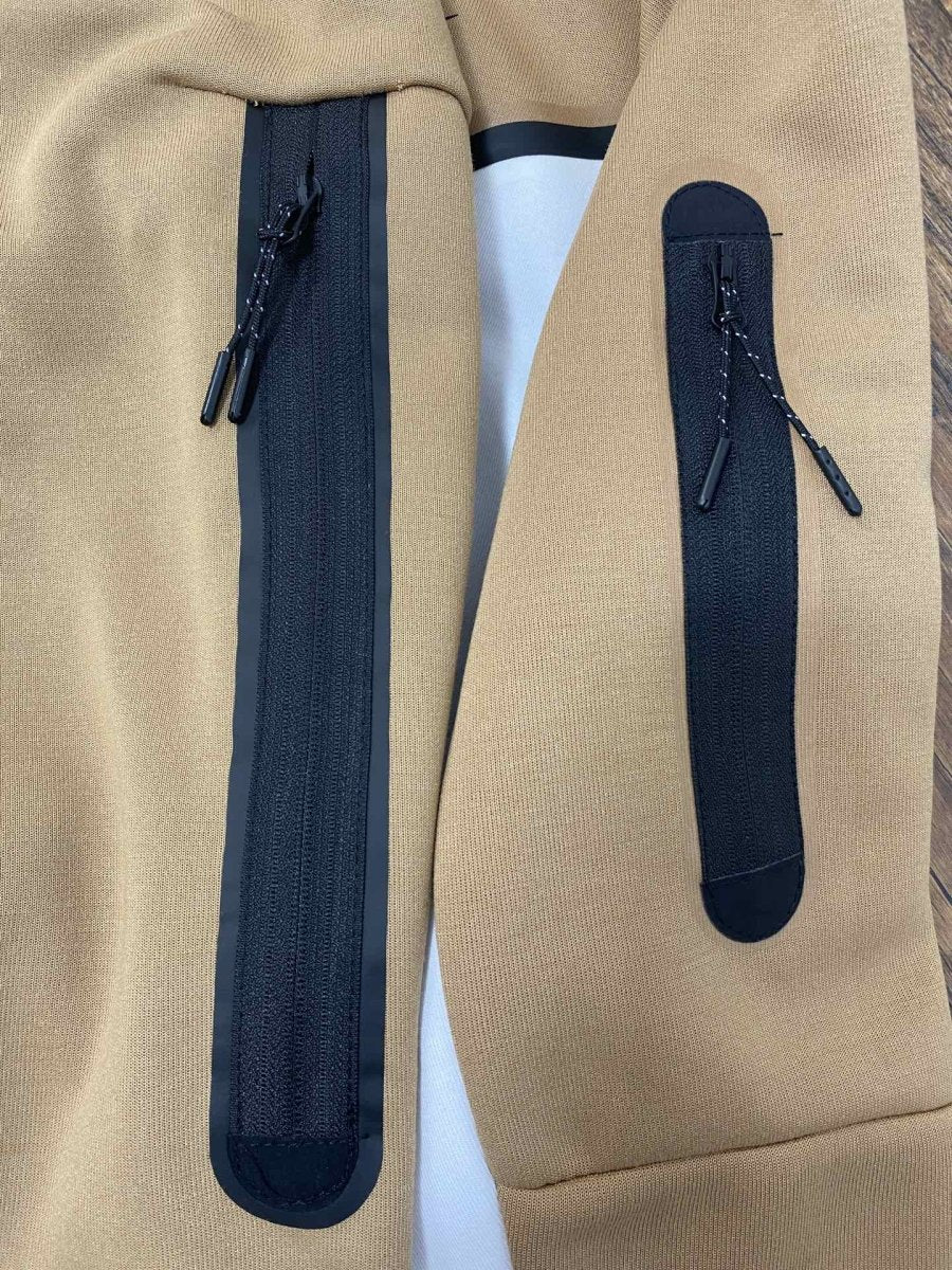 NIKE TECH FLEECE HOODIE x SANDALWOOD/LIGHT BONE/BLACK - Phantom Kicks