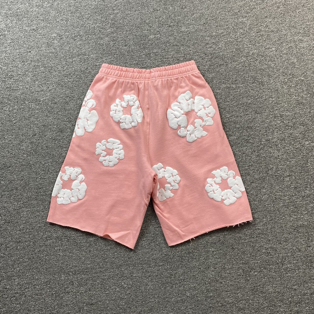 DENIM TEARS COTTON WREATH SHORTS PEACH - Phantom Kicks