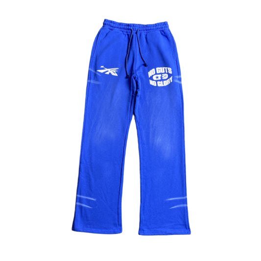 Hellstar "No Guts No Glory" Blue Sweatpants - Phantom Kicks
