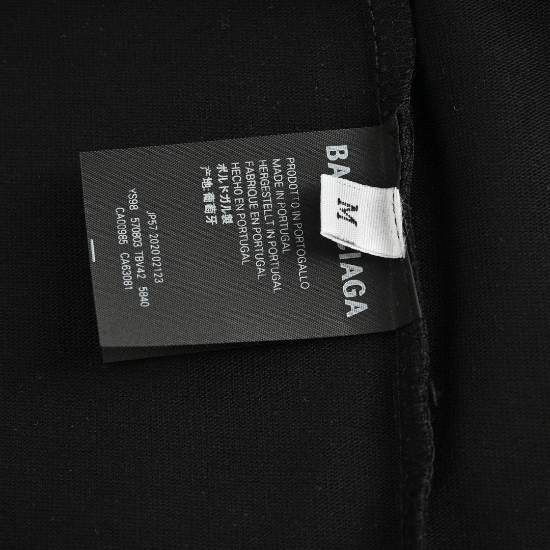 Balenciaga T-Shirt - Distressed Logo - Phantom Kicks