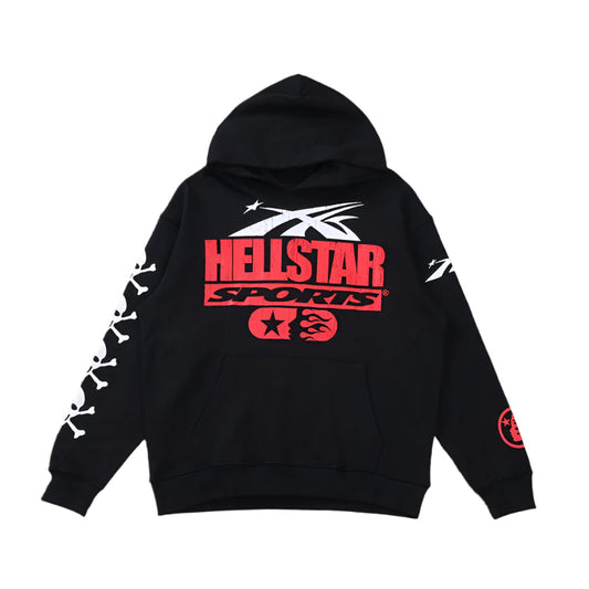 Hellstar "Sports" Black Hoodie - Phantom Kicks