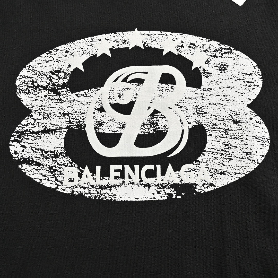 Balenciaga T-Shirt - Distressed Logo - Phantom Kicks
