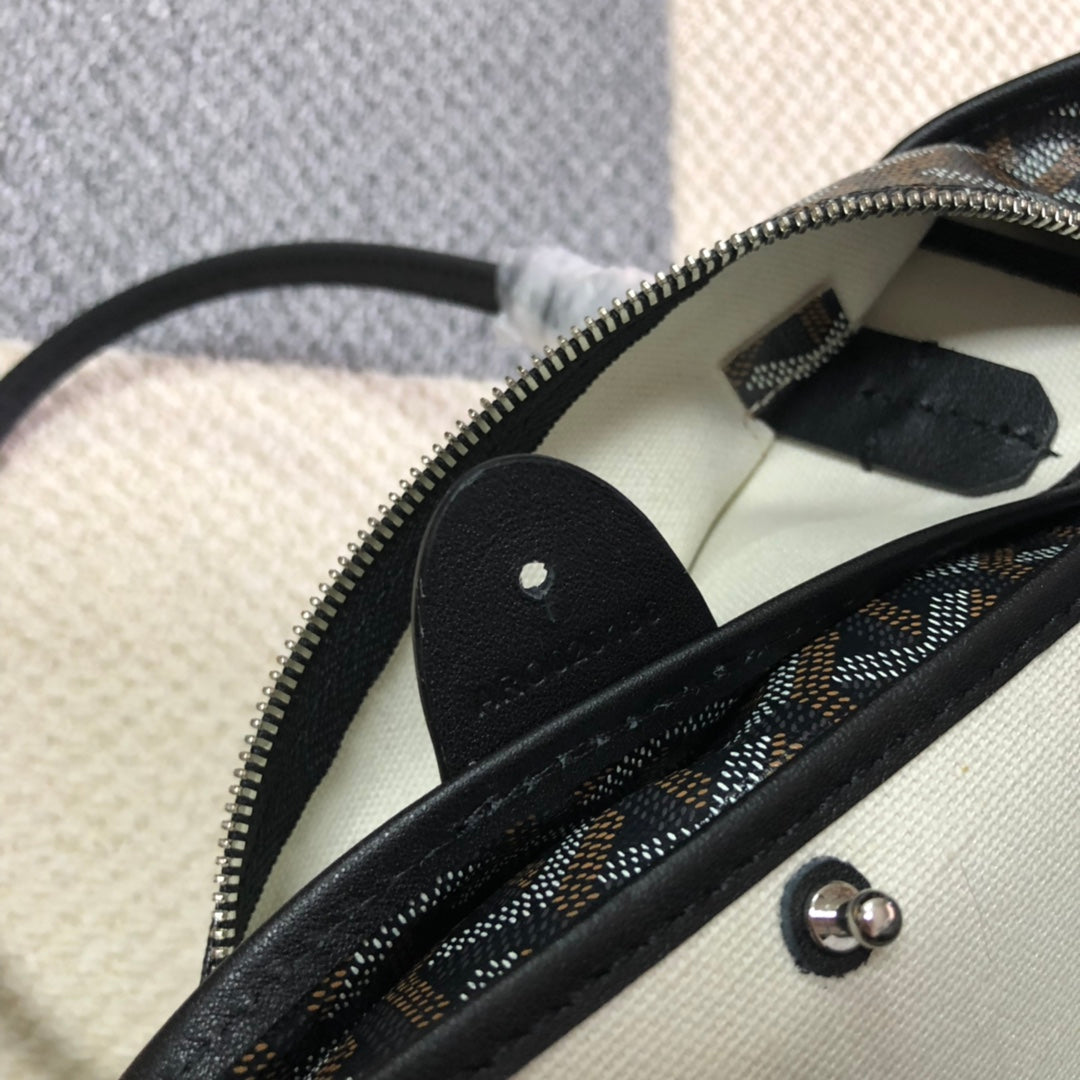 GOYARD ARTOIS PM TOTE BAG BLACK - Phantom Kicks
