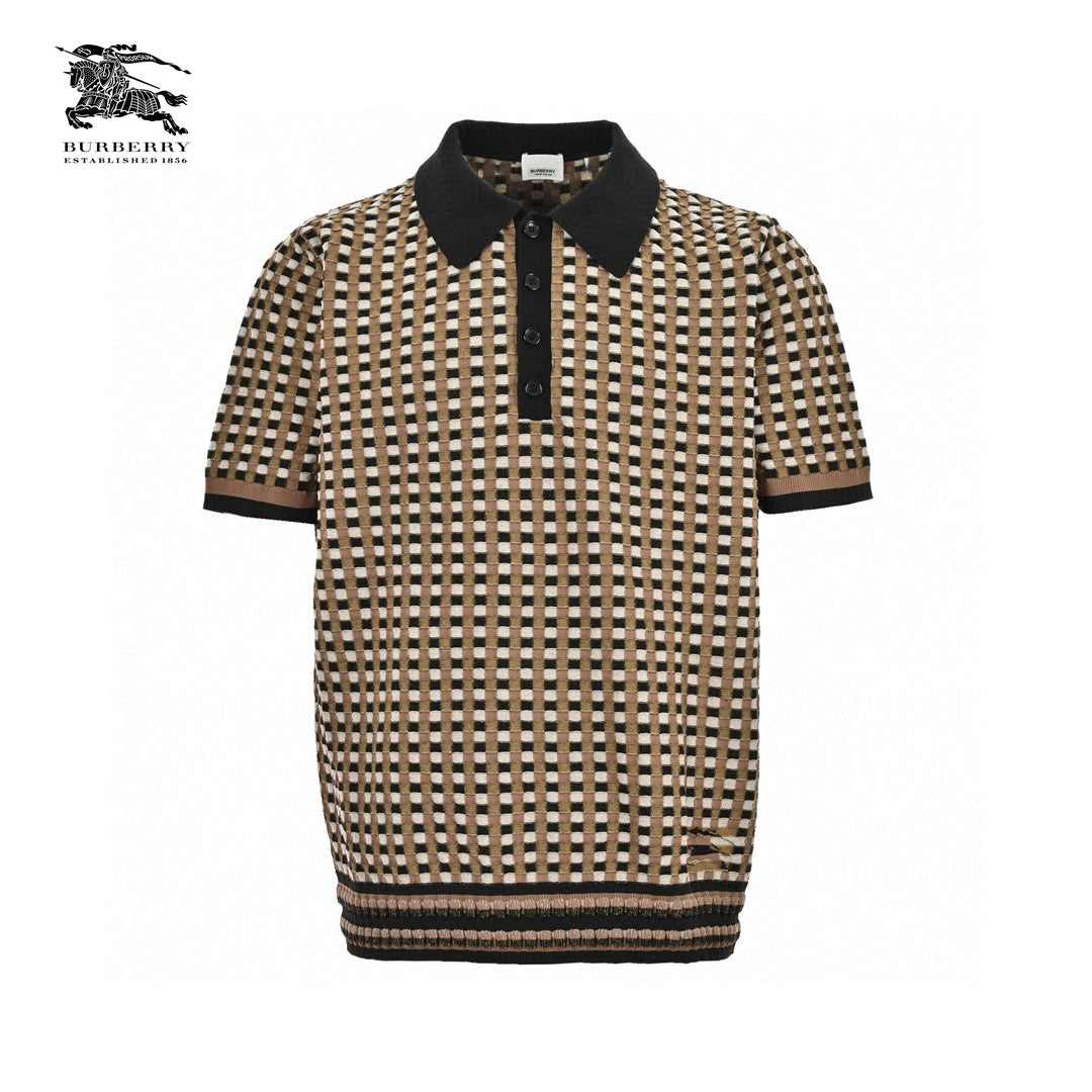 Burberry Checkered Polo Shirt - Phantom Kicks