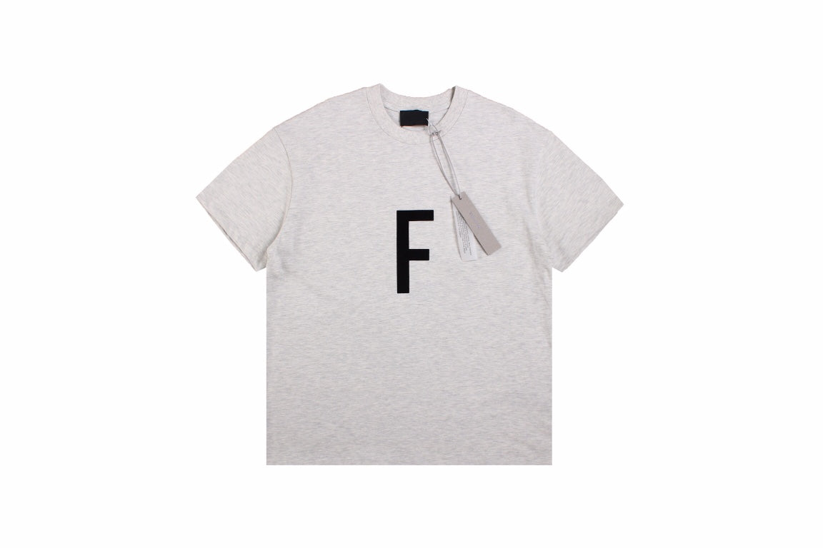 Fear of God Letter F T-Shirt (Light Grey) - Phantom Kicks