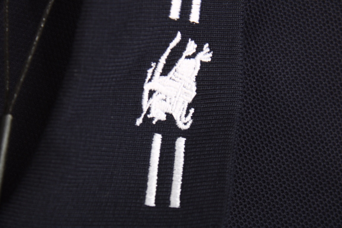 Burberry Polo Shirt with Striped Collar - Phantom Kicks
