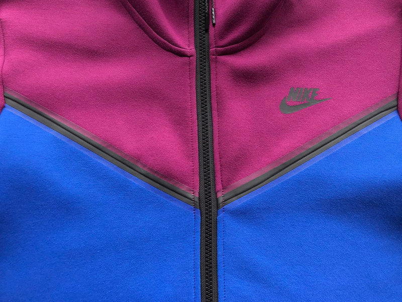 NIKE TECH FLEECE HOODIE x SANGRIA/GAME ROYAL - Phantom Kicks