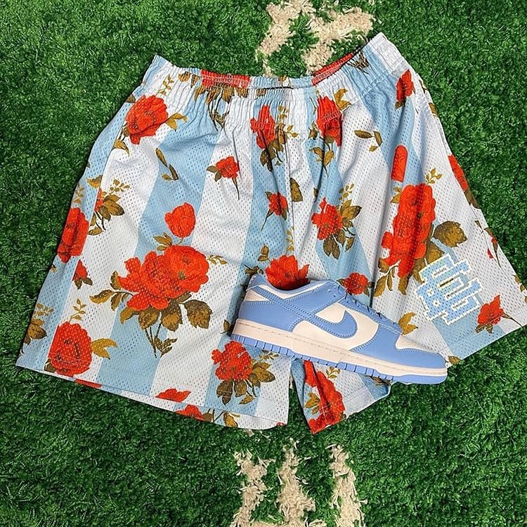 EE Mesh Short Red Rose-Blue - Phantom Kicks