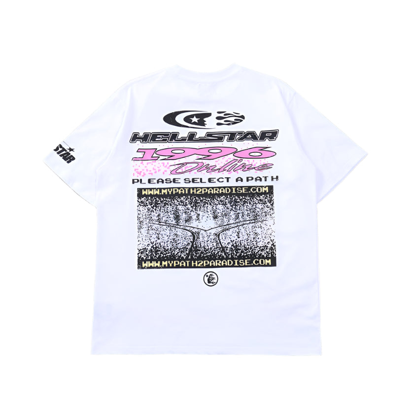 Hellstar "P2P" White T-Shirts - Phantom Kicks