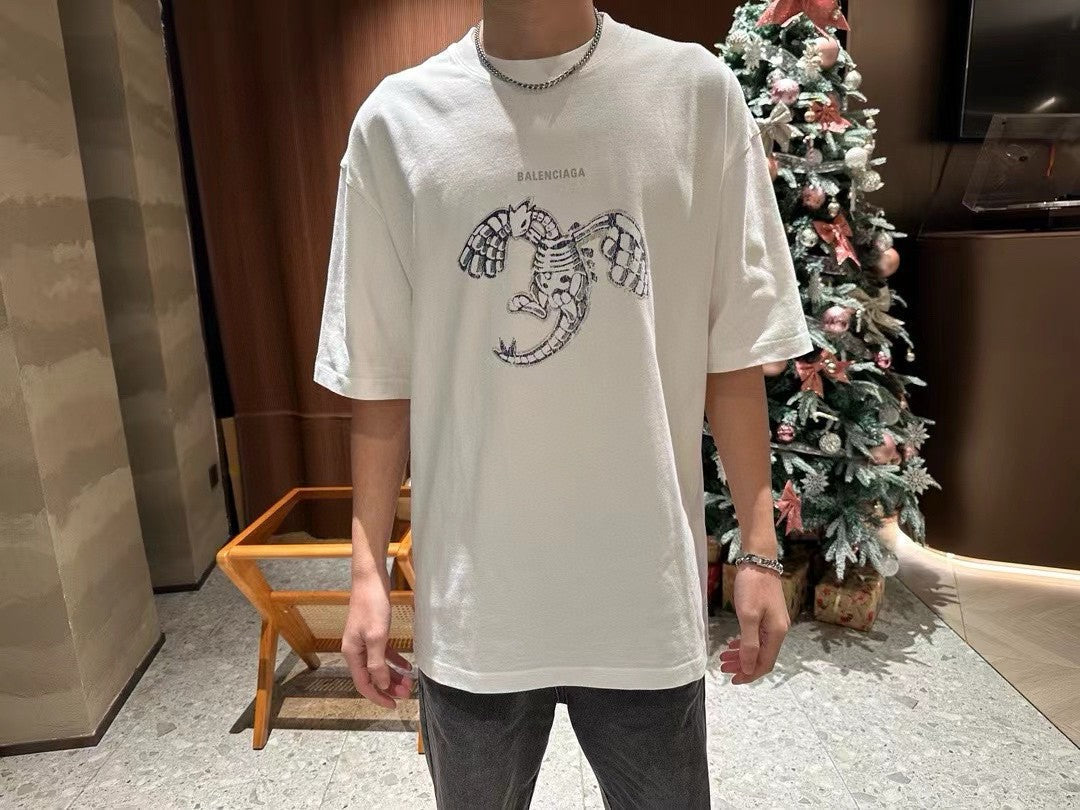 Balenciaga T-Shirt - Lobster Graphic - Phantom Kicks