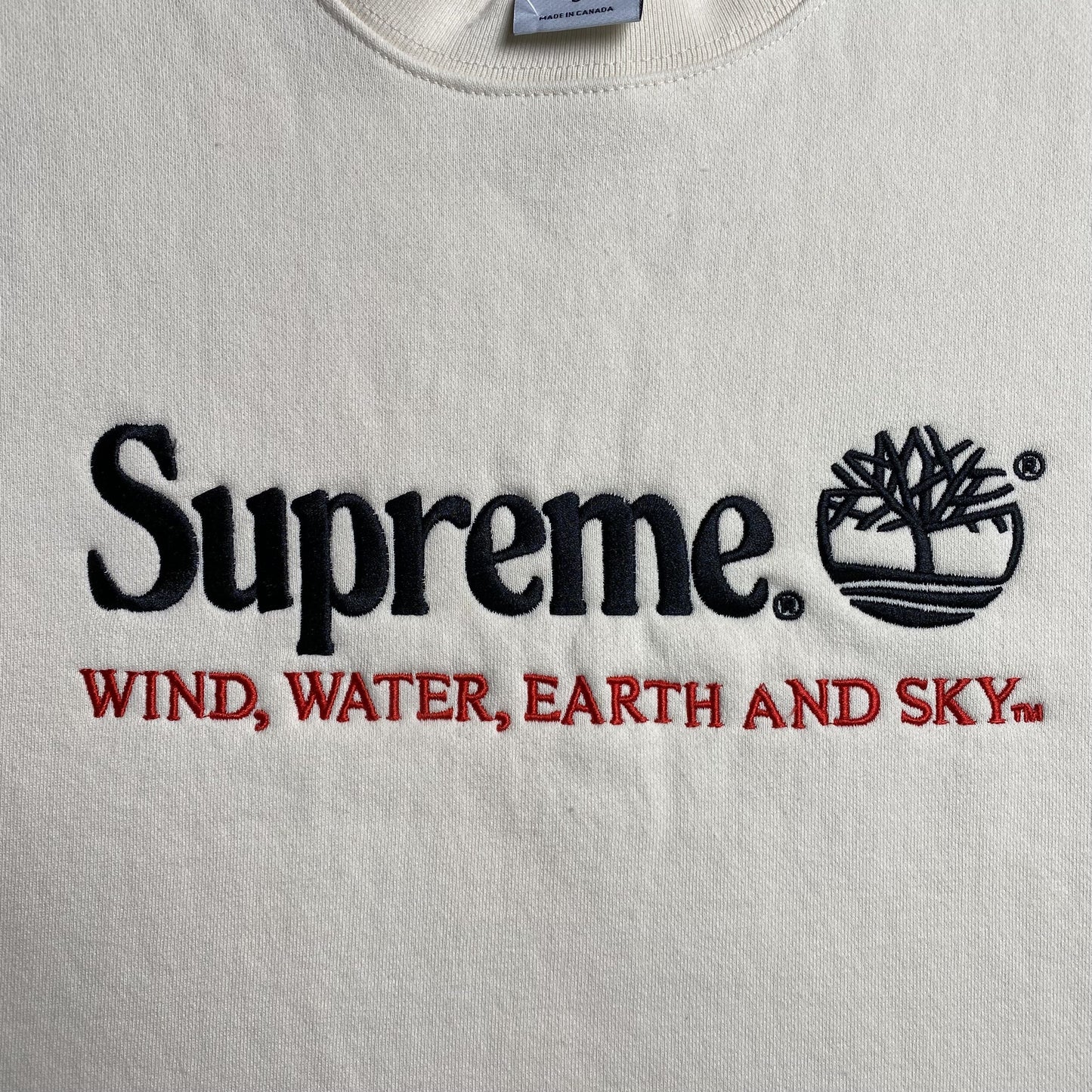 SUPREME x TIMBERLAND SWEATSHIRT NATURAL - Phantom Kicks