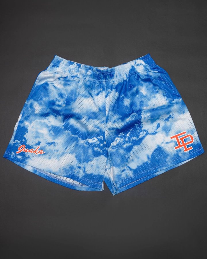 IP Mesh Short Blue sky and white clouds - Phantom Kicks