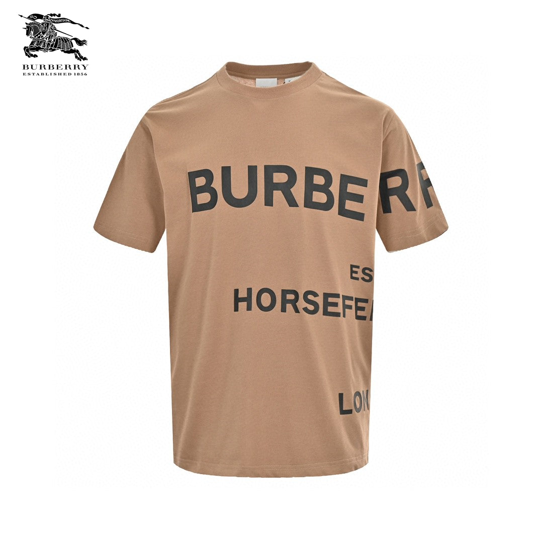 Burberry Beige T-Shirt with Graphic Text - Phantom Kicks