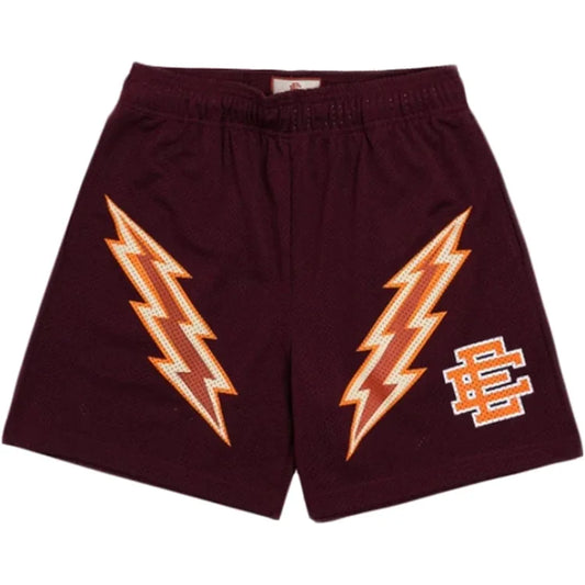 EE Shorts Red Wine Lightning - Phantom Kicks