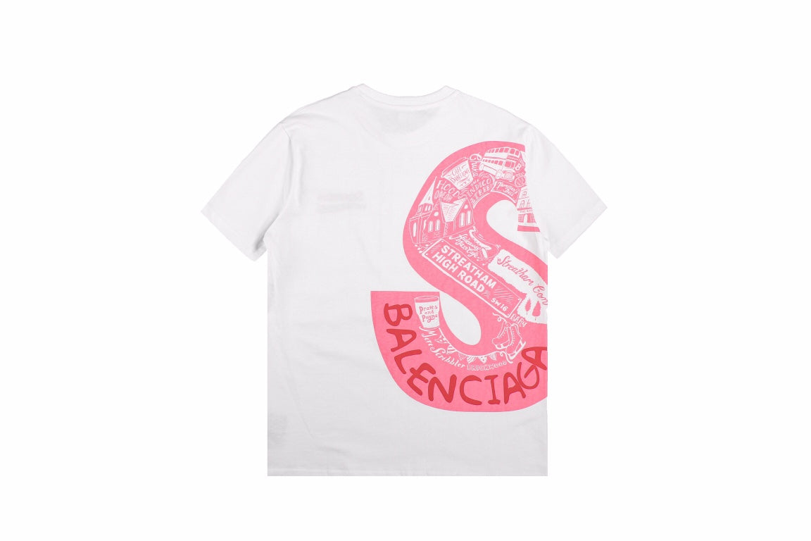 BALENCIAGA x SUPREME RED S T-SHIRT WHITE - Phantom Kicks