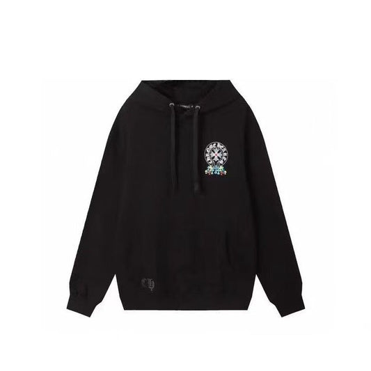 Chrome Hearts Classic Crewneck Sweatshirt in Black / Multicolor