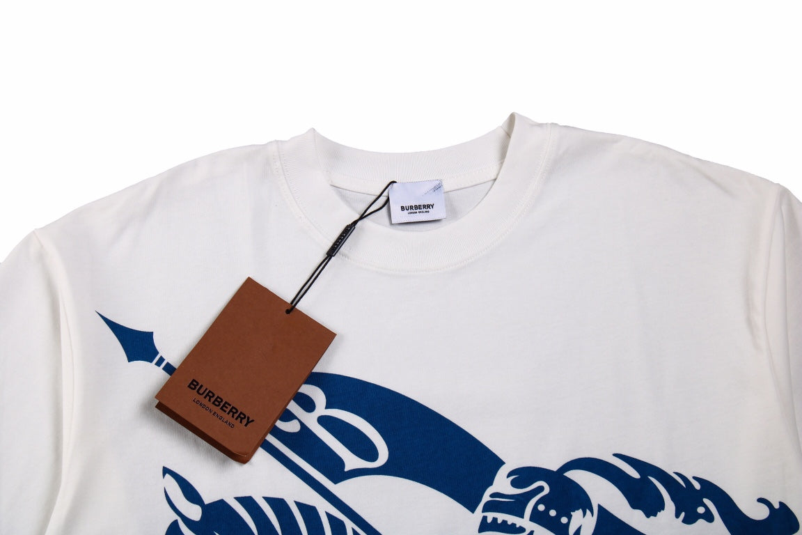 Burberry Knight Print T-Shirt - White - Phantom Kicks