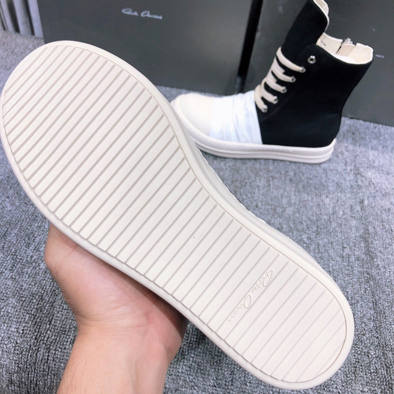 Rick Owens Lace-Up Canvas Boots - Phantom Kicks