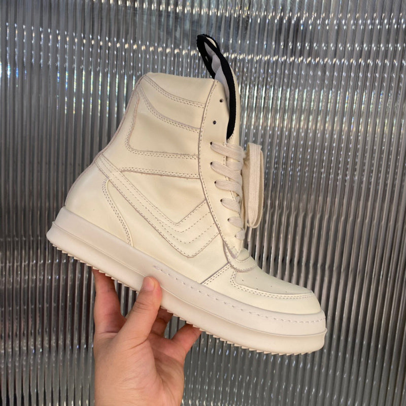 Rick Owens Geobasket Sneakers - Cream - Phantom Kicks