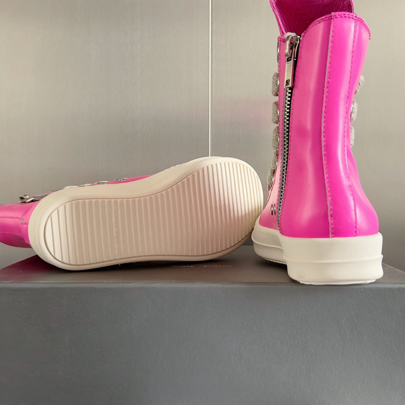 Rick Owens Pink High-Top Sneakers - Phantom Kicks