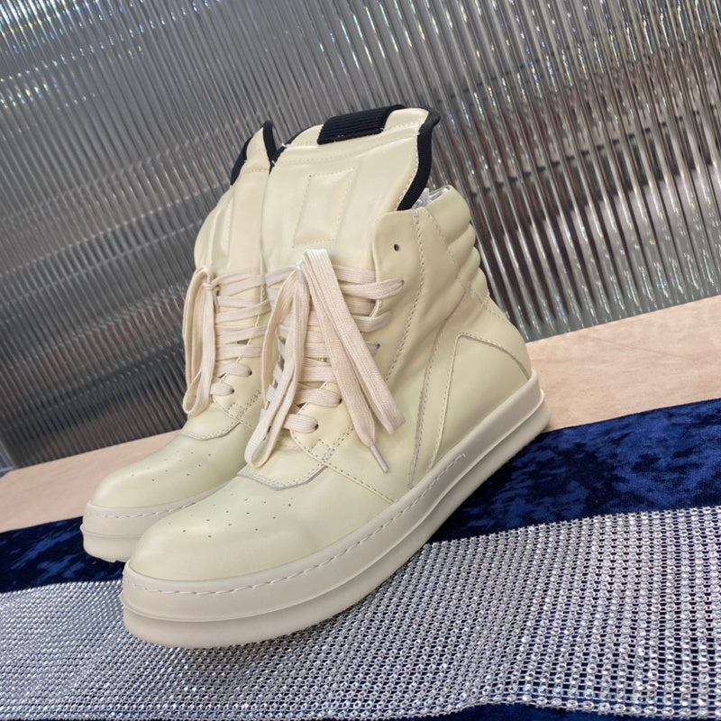 Rick Owens Geobasket Sneakers - Cream - Phantom Kicks